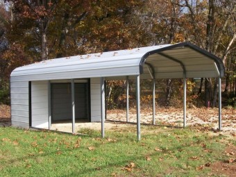 Carport | Regular Roof | 12W x 26L x 6H Utility Carport