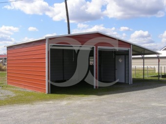 Garages & Carports: 12W x 21L Stand Alone Lean To