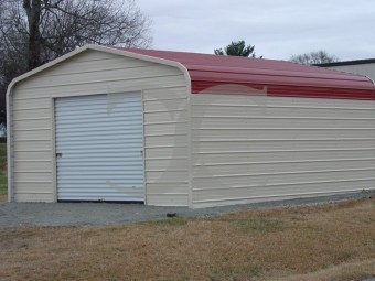 Garage | Regular Roof | 12W x 21L x 8H | Single Car Garage